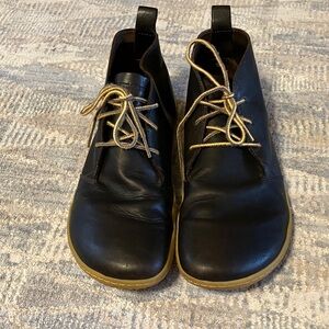 Vivo Barefoot Gobi Brown Leather Boots with Tan Soles